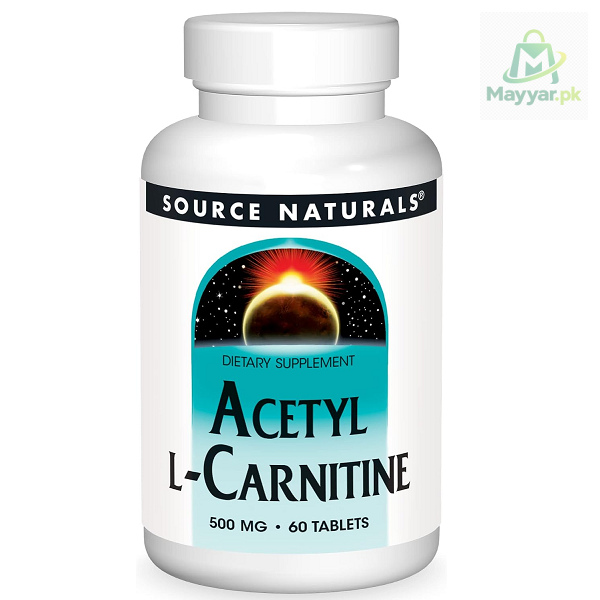 Source Naturals Acetyl L-Carnitine 500 mg 60 Tablets