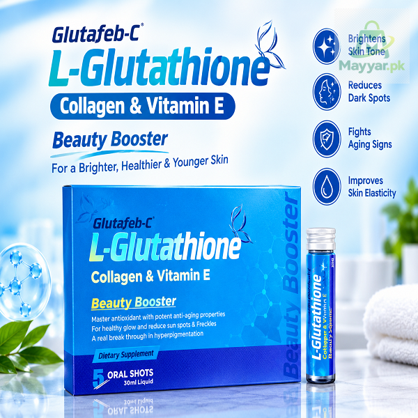 Glutafeb-C L-Glutathione Collagen &amp; Vitamin E Oral Shots