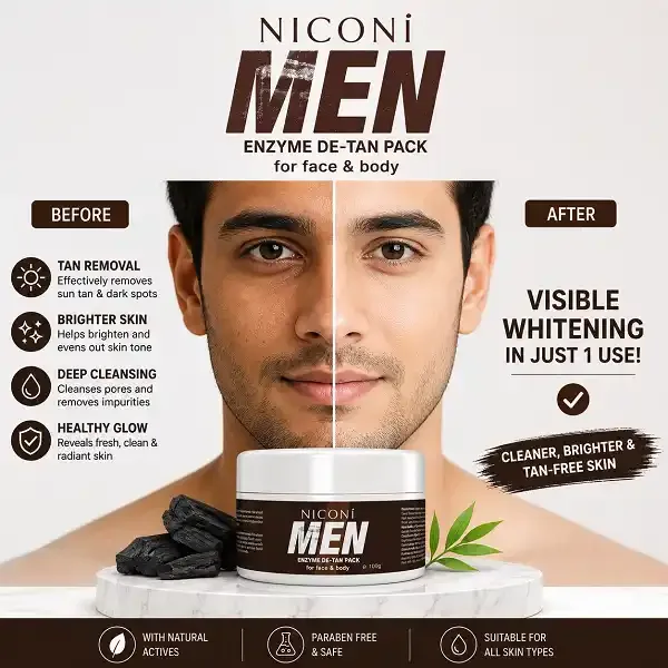 Niconi Men Enzyme De-Tan Pack thumbnail 4