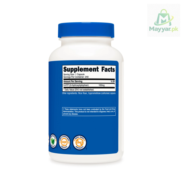 Nutricost 5-HTP 100mg, 240 Capsules thumbnail 3