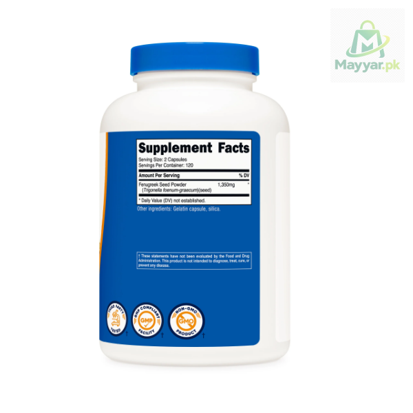Nutricost Fenugreek Capsules thumbnail 2