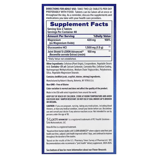 Osteo Bi-Flex Triple Strength + Magnesium Tablets thumbnail 2
