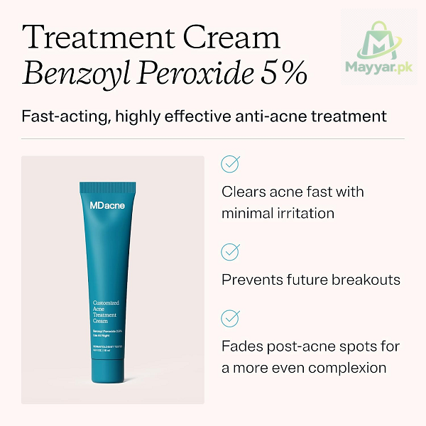 Benzoyl Peroxide 2.5% Treatment Cream thumbnail 4