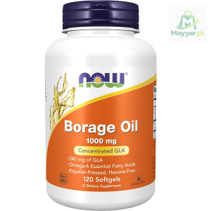 NOW Foods Borage Oil 1000 mg Concentrated GLA Softgels